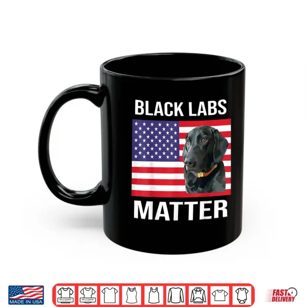 Mug Independence day 4th of July Black Labs Lives Matter parody Shirt