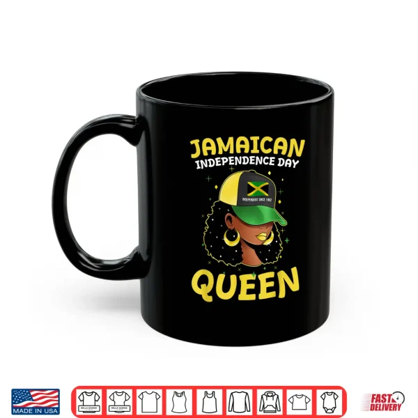 Mug Jamaica Independence Day Queen Jamaican Flag Pride Women Shirt