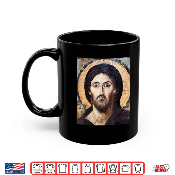 Mug Jesus Christ Pantocrator Icon St. Catherines Monastery Shirt