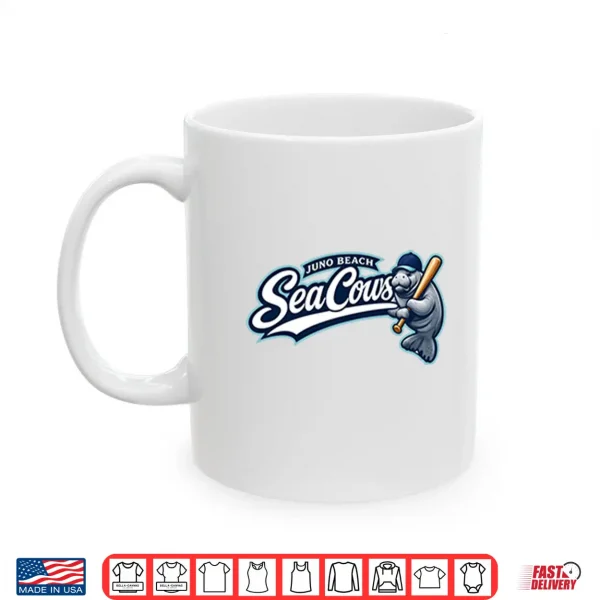 Mug Juno Beach Sea Cows Baseball Manatee Shirt
