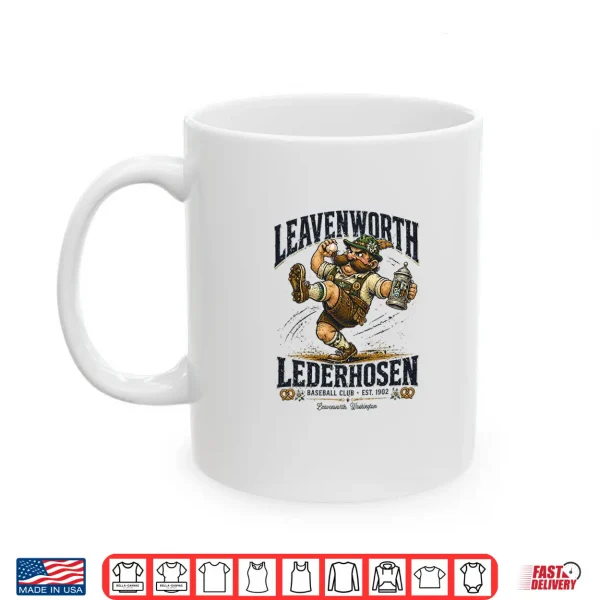 Mug Leavenworth Lederhosen Retro Minor League Baseball Shirt