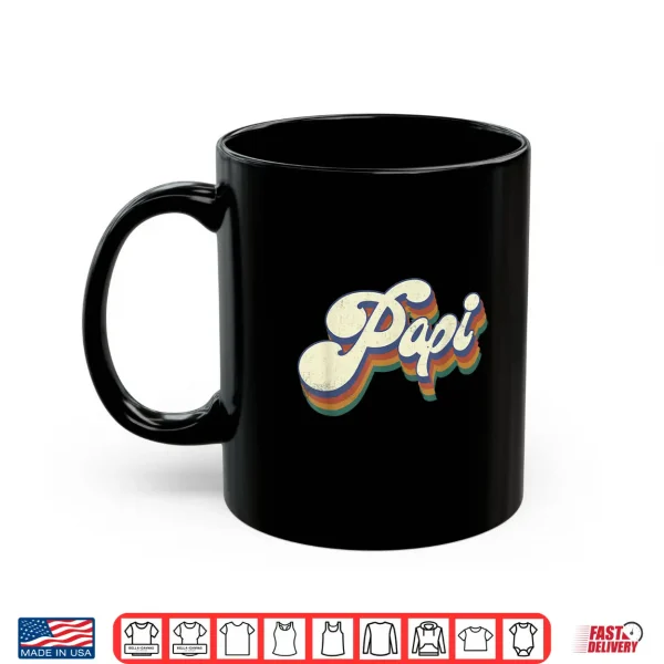 Mens Papi Gifts Retro Vintage Father'S Day Papi Shirt 3 Mug Mens Papi Gifts Retro Vintage Fathers Day Papi Shirt