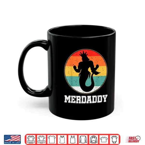 Mug Merdaddy Security Merman Mermaid Daddy Fish Fathers Day Shirt