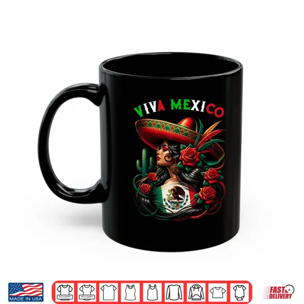 Mug Mexico Girl Mexico Flag Mexico Pride Viva Mexico Shirt