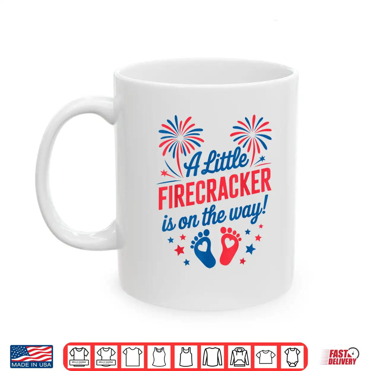Mom 4Th Of July Baby Reveal Little Firecracker Is On The Way Shirt Mom 4Th Of July Baby Reveal Little Firecracker Is On The Way Shirt