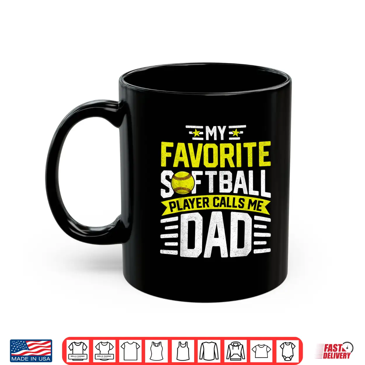 My Favorite Softball Player Calls Me Dad Father’S Day Shirt My Favorite Softball Player Calls Me Dad Father’S Day Shirt