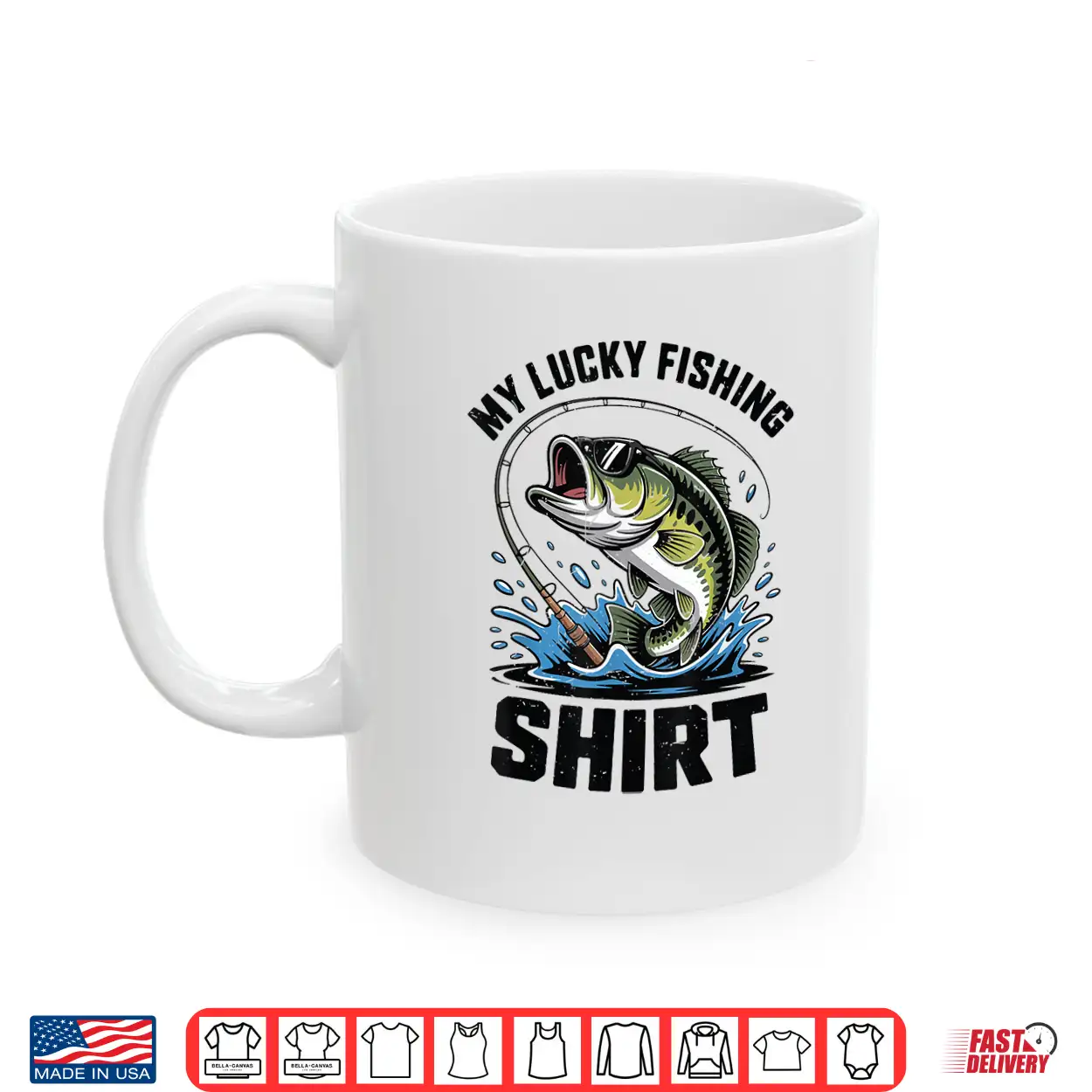 My Lucky Fishing Shirt Bass Fish Funny Fishing Boy Toddler Shirt My Lucky Fishing Shirt Bass Fish Funny Fishing Boy Toddler Shirt