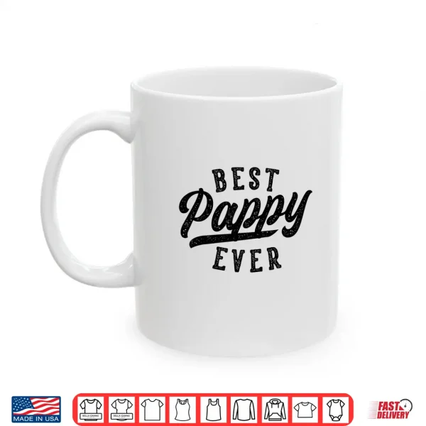 Mug Pappy Gifts From Grandkids Best Pappy Ever Fathers Day Shirt