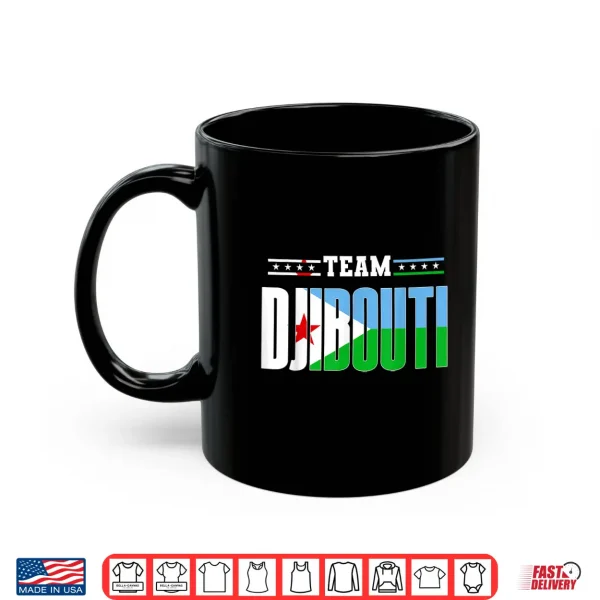 Mug Patriotic Djiboutian Flag Team Djibouti Shirt