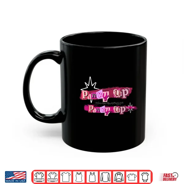 Mug Pinky Up Katseye Inspired Fan Design Pink Music Lover Style Shirt