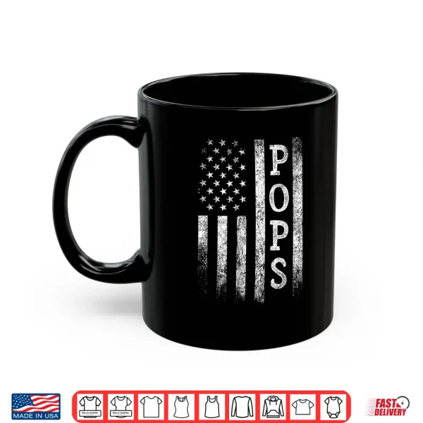 Pops American Flag Pops Gifts Patriotic Father'S Day Shirt 3 Mug Pops American Flag Pops Gifts Patriotic Fathers Day Shirt