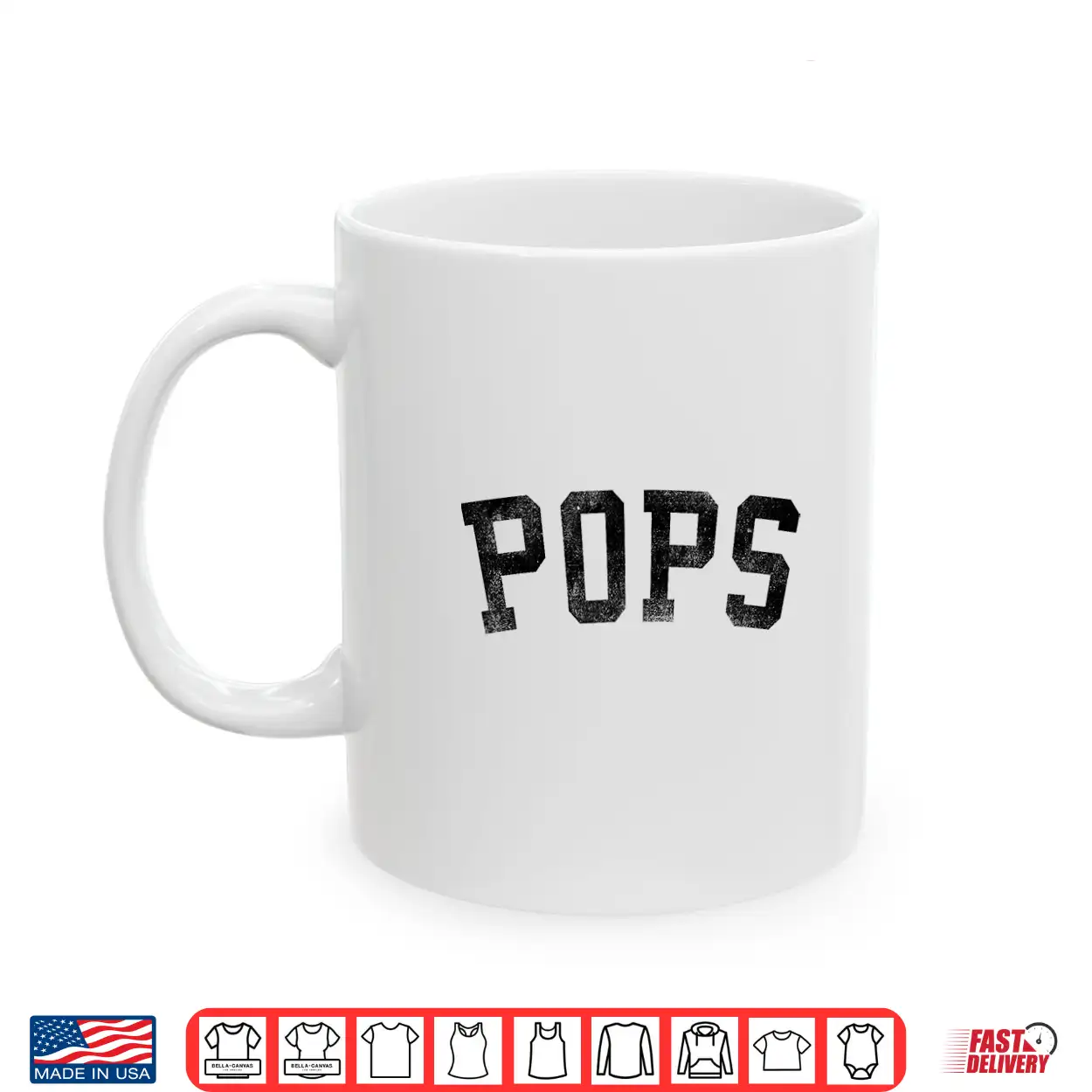 Pops Classic Bold Font Birthday Pops Shirt Pops Classic Bold Font Birthday Pops Shirt