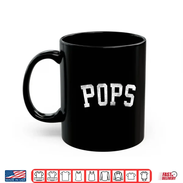 Mug Pops Classic Bold Font Fathers Day Pops Shirt