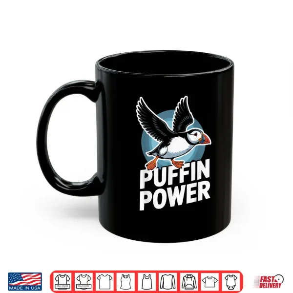 Mug Puffin Diving Bird Lover Seabird Ornithology Shirt