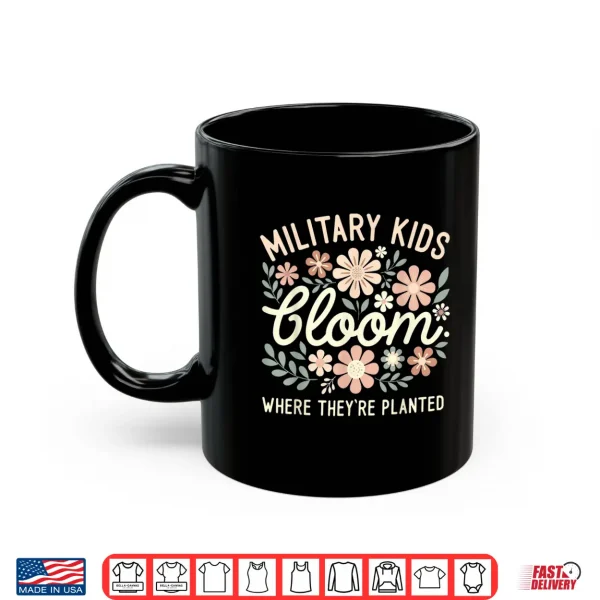 Purple Military Kid Dandelion Bloom Where They'Re Planted Shirt 3 Mug Purple Military Kid Dandelion Bloom Where Theyre Planted Shirt