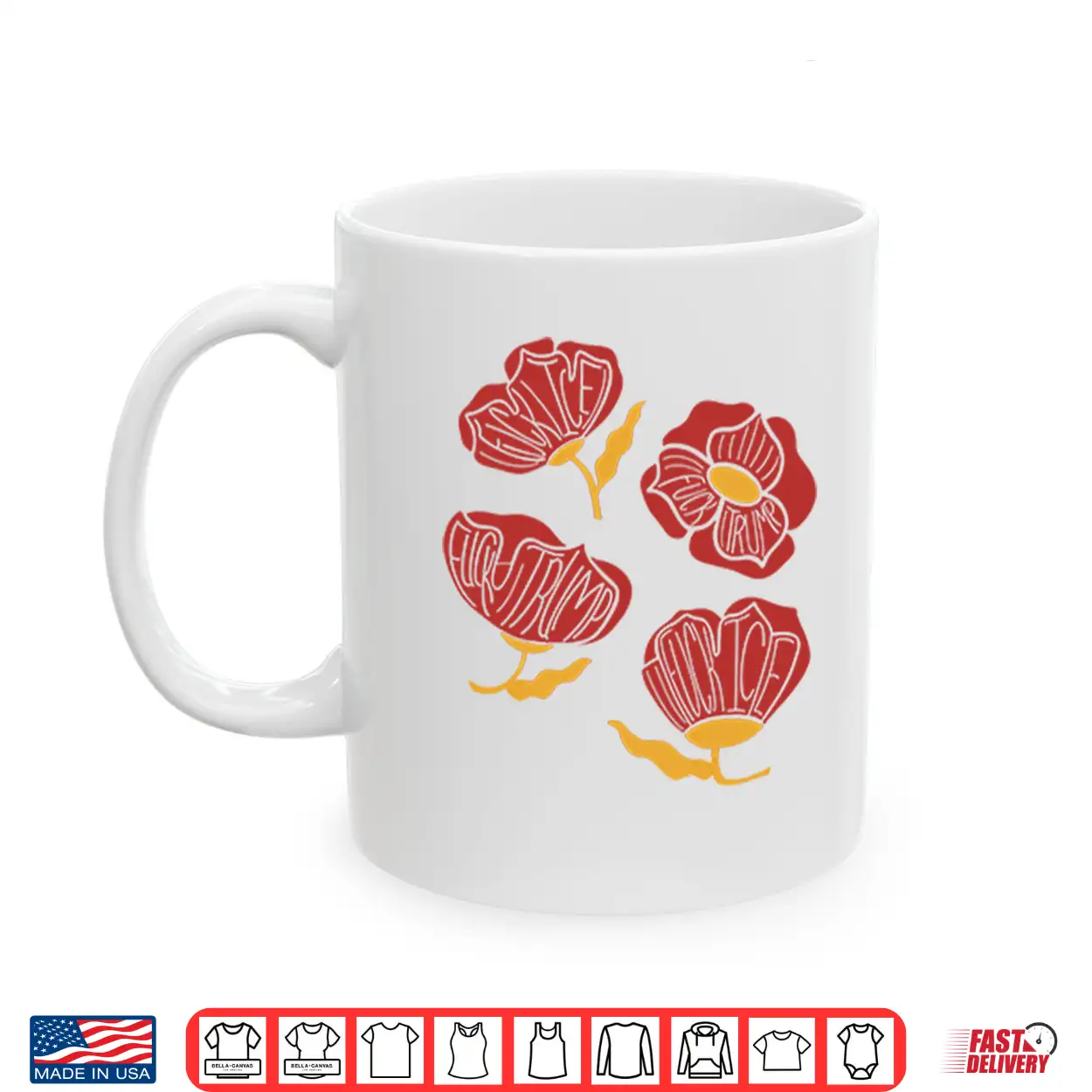 Red Poppy Floral Fuck Trump Shirt Red Poppy Floral Fuck Trump Shirt