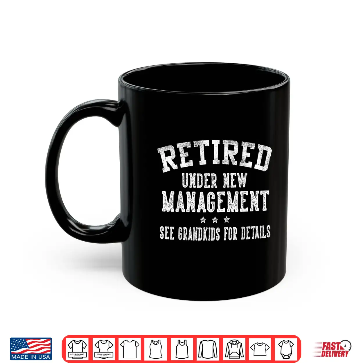 Retired Under New Management See Grandkids Grandpa Grandma Shirt Retired Under New Management See Grandkids Grandpa Grandma Shirt