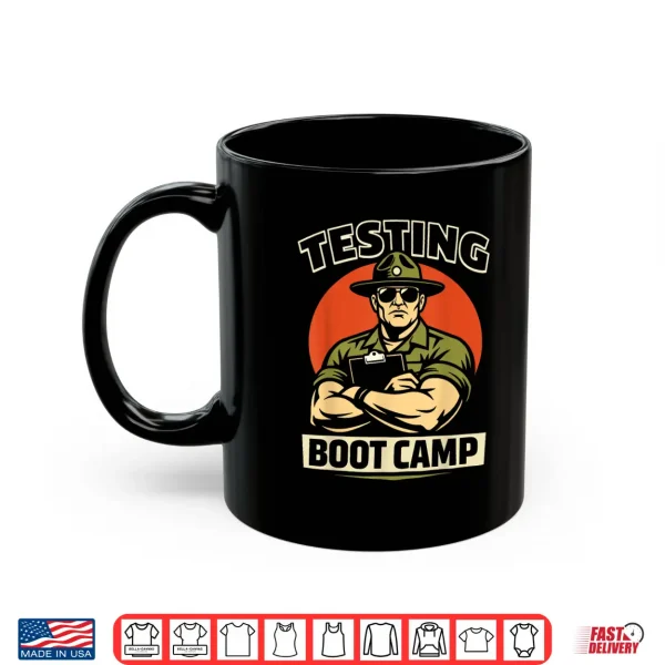 Rock The Test Music Teacher Testing Boot Camp Design Funny Shirt 3 Mug Rock The Test Music Teacher Testing Boot Camp Design Funny Shirt