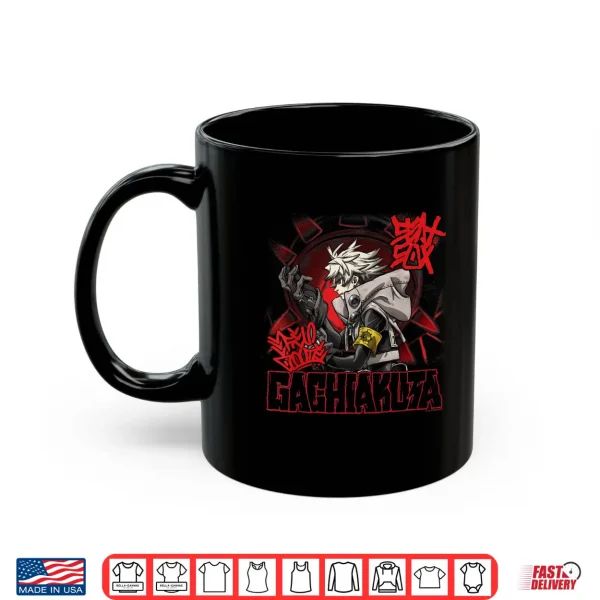 Mug Rudo Graffiti with Eye Portrait and Logo Anime Shirt