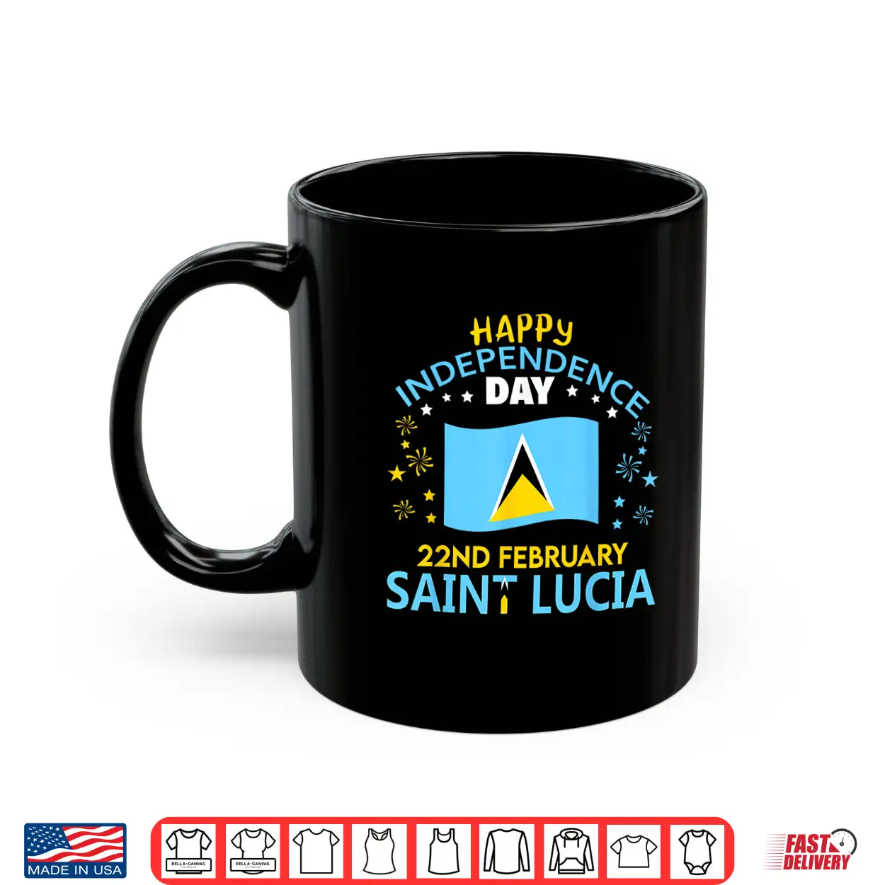 Saint Lucia 45Th Independence Day Lucian Pride St Lucia Flag Shirt Saint Lucia 45Th Independence Day Lucian Pride St Lucia Flag Shirt