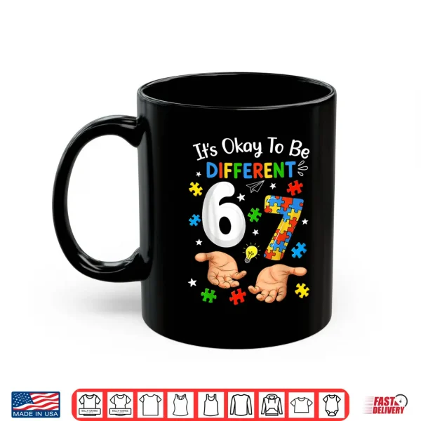 Mug Six Seven Autism Awareness Sixty Seven Kids Shirt