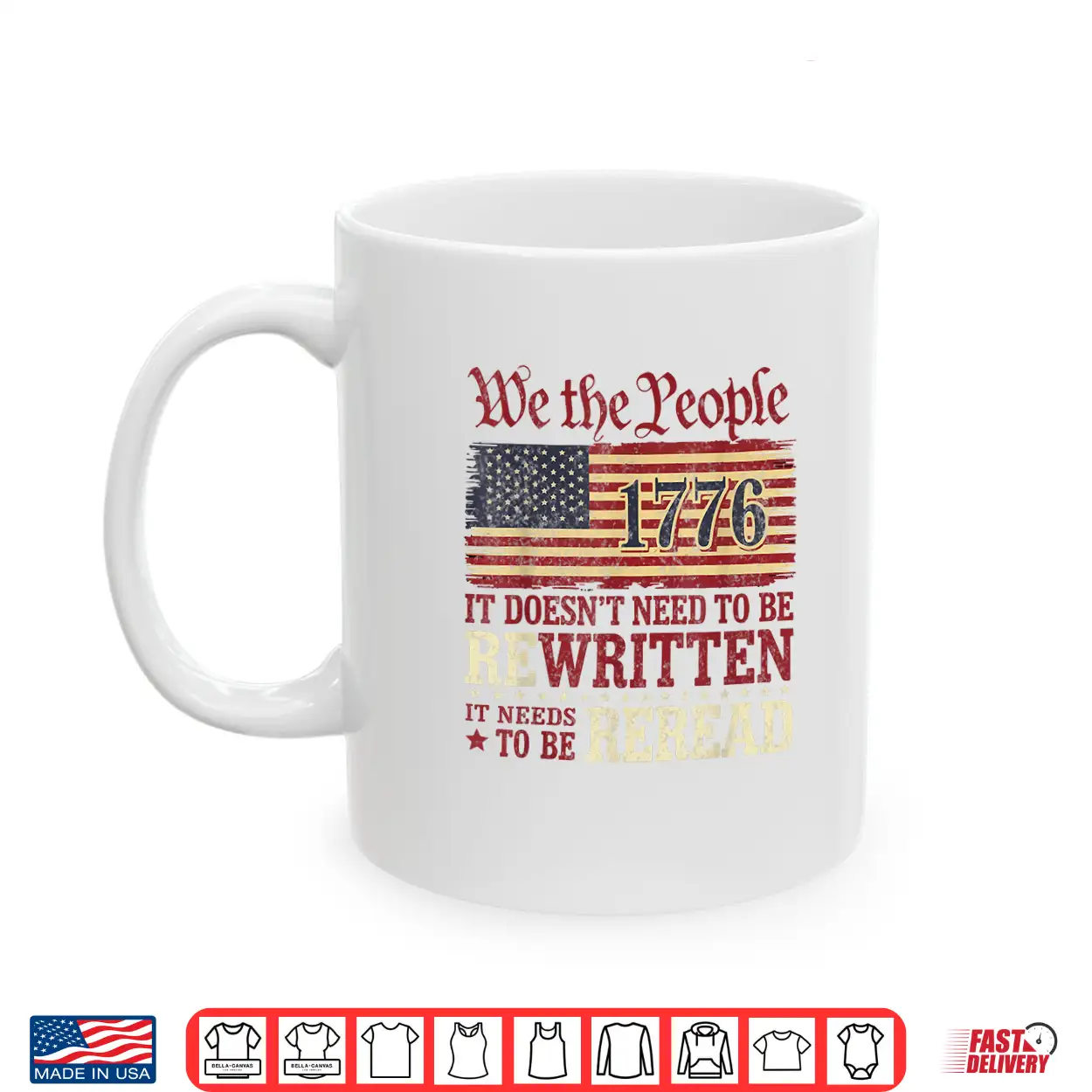 Us Flag Constitution Of The Usa Needs To Be Reread Shirt Us Flag Constitution Of The Usa Needs To Be Reread Shirt