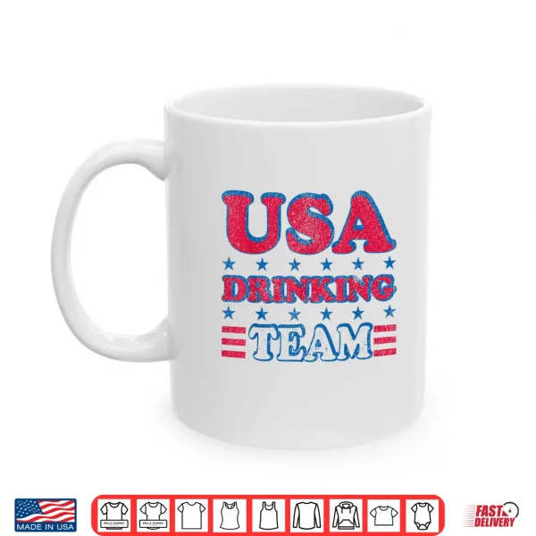 Usa Drinking Team 4Th Of July Independence Day Drunk Funny Shirt 3 Mug USA Drinking Team 4th of July Independence Day Drunk Funny Shirt