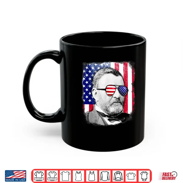 Mug Ulysses S Grant US flag shirt 4th of July