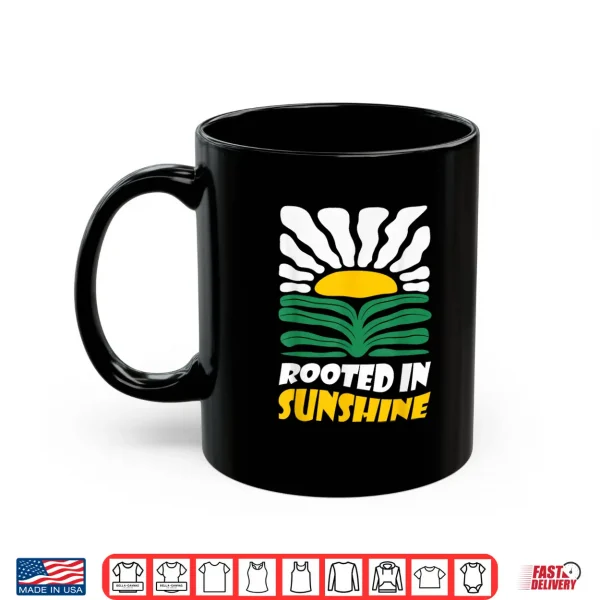 Mug Vintage Boho Rooted in Sunshine Summer Flower Art Shirt
