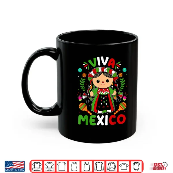Mug Viva Mexico Mexican Independence Day Shirts Women Girls Kids Shirt