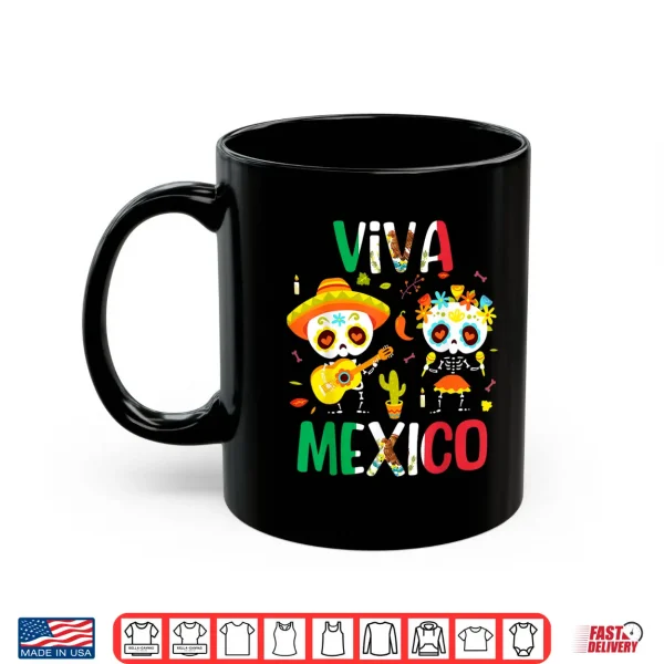 Mug Viva Mexico Shirt Women Boys Girls Kids Mexican Flag Fiesta Shirt
