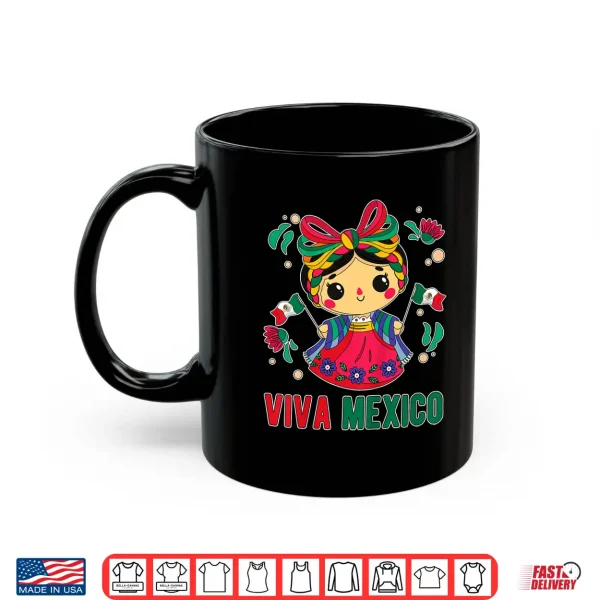 Viva Mexico Toddler Girls Flores Mexican Independence Day Shirt 3 Mug Viva Mexico Toddler Girls Flores Mexican Independence Day Shirt