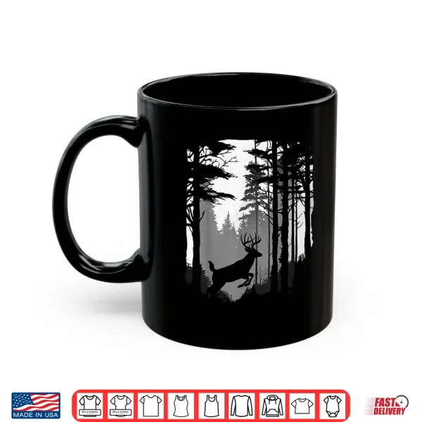 Mug Whitetail Buck Running Through the Forest Shirt