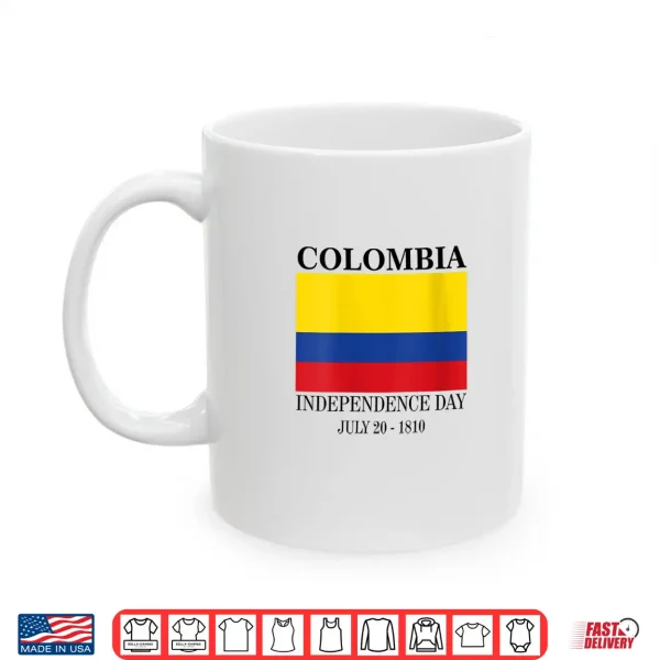 Womens Colombia Independence Day July 20 1810 Shirt 3 Mug Womens COLOMBIA Independence Day July 20 1810 Shirt