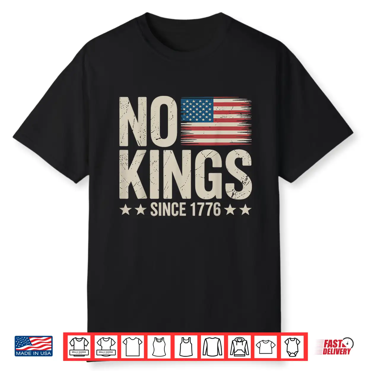 No Kings In America Since 1776 Independence Day Shirt No Kings In America Since 1776 Independence Day Shirt