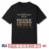 Not Replaced By A I Funny Developer Programmer Shirt