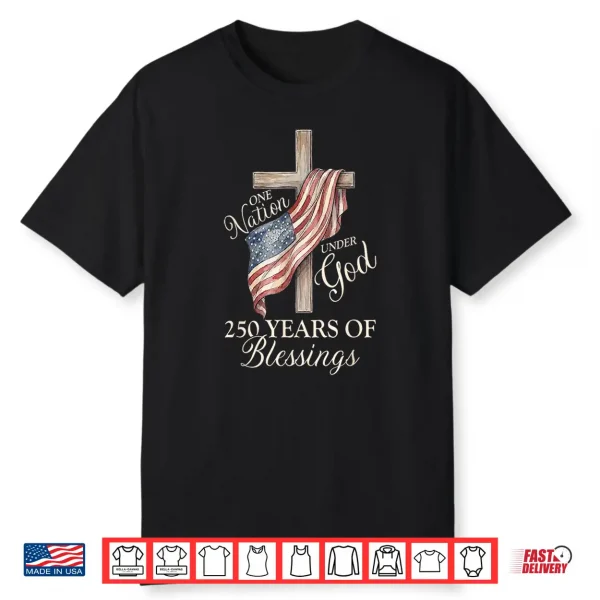 One Nation Under God 250 Years 250Th Anniversary Usa Women Shirt