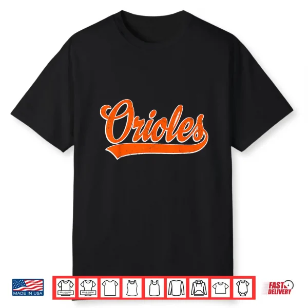 Oriole Name Retro Vintage Professional Identity Shirt