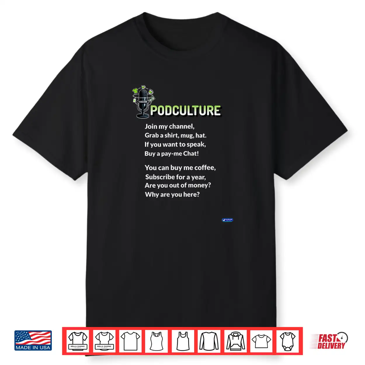 Podculture (The World Of Podcasting) Shirt Podculture (The World Of Podcasting) Shirt