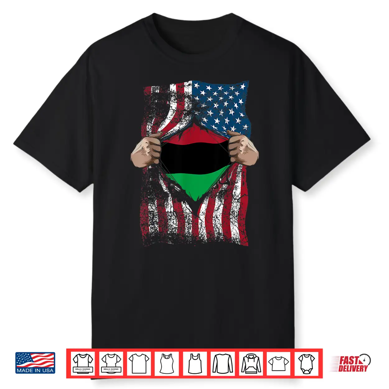 Pan African Unia Flag Shirt Loyal Afro Americans Usa Gift Pan African Unia Flag Shirt Loyal Afro Americans Usa Gift