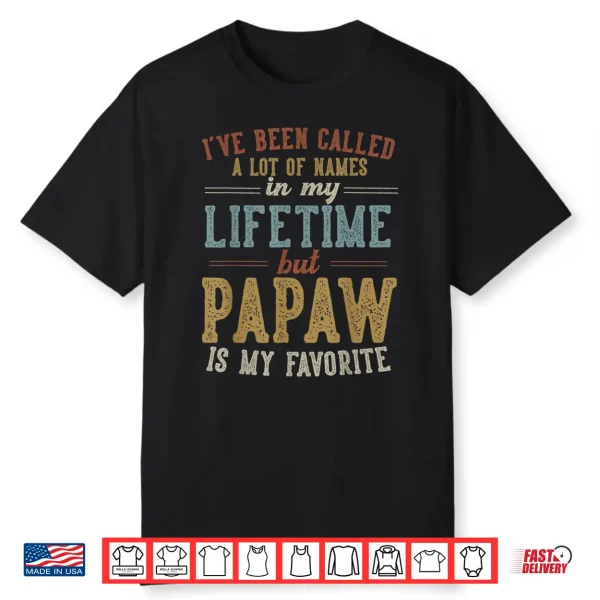 Papaw Is My Favorite Name Father’S Day Papaw Shirt
