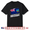 Patriotic Retro Montserratian Flag Montserrat Shirt