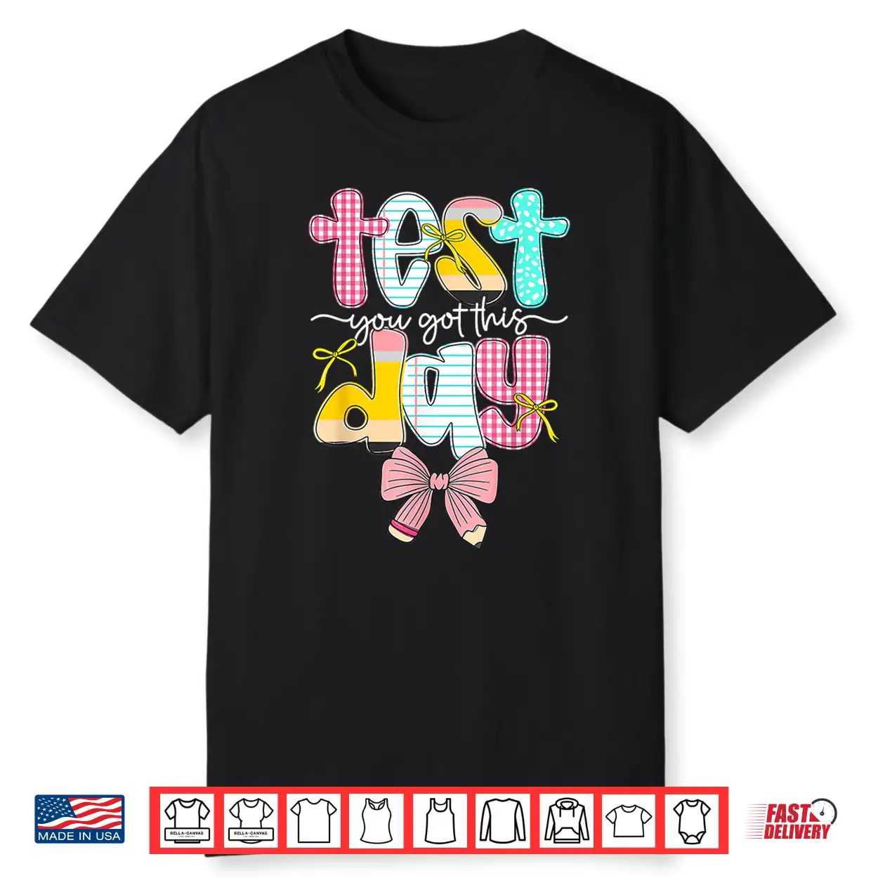 Pencil Coquette Bow Test Day You Got This School Testing Shirt Pencil Coquette Bow Test Day You Got This School Testing Shirt