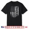Poppy American Flag Poppy Gifts Patriotic Father’S Day Shirt