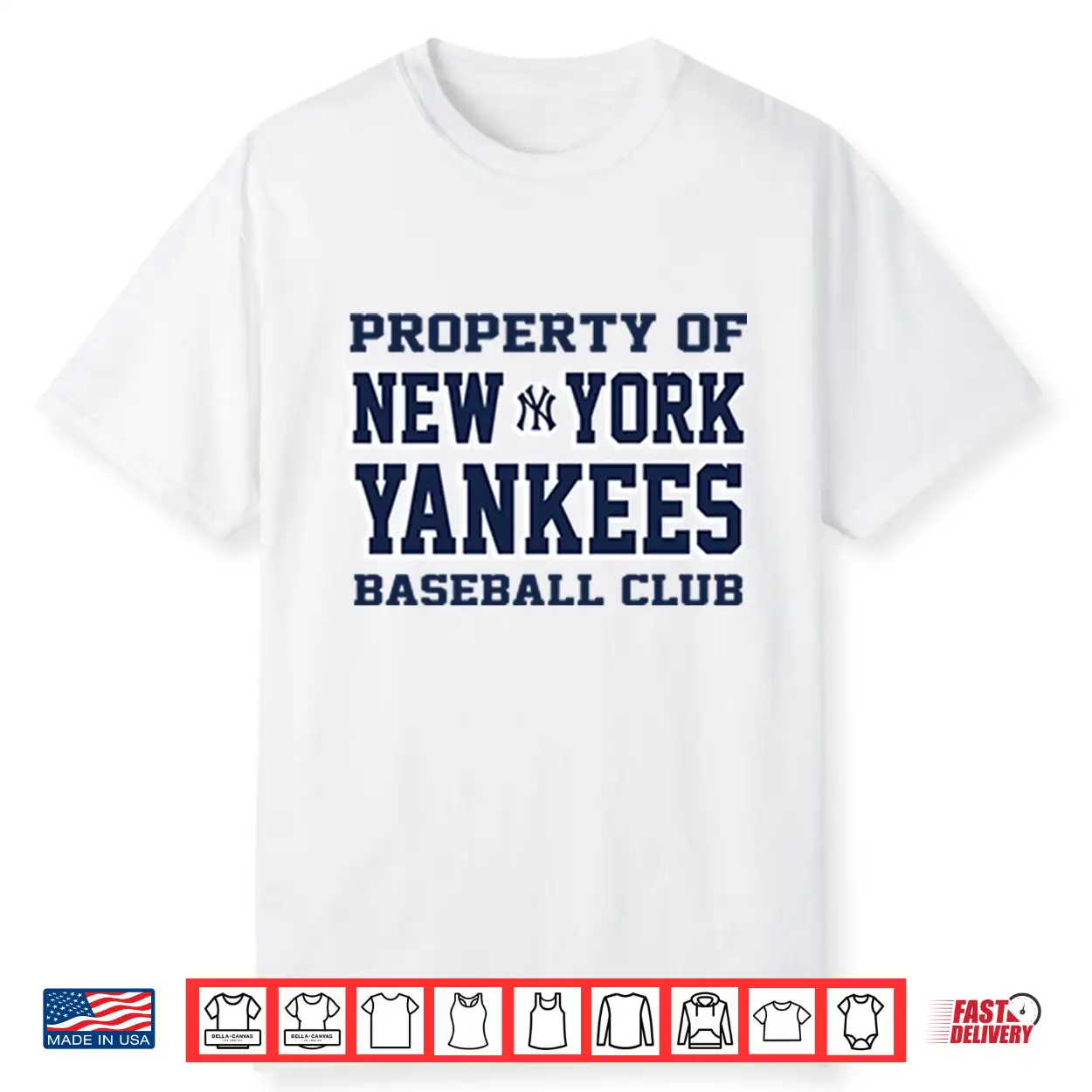 Property Of New York Yankees Baseball Club Shirt Property Of New York Yankees Baseball Club Shirt