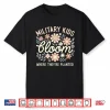 Purple Military Kid Dandelion Bloom Where They’Re Planted Shirt