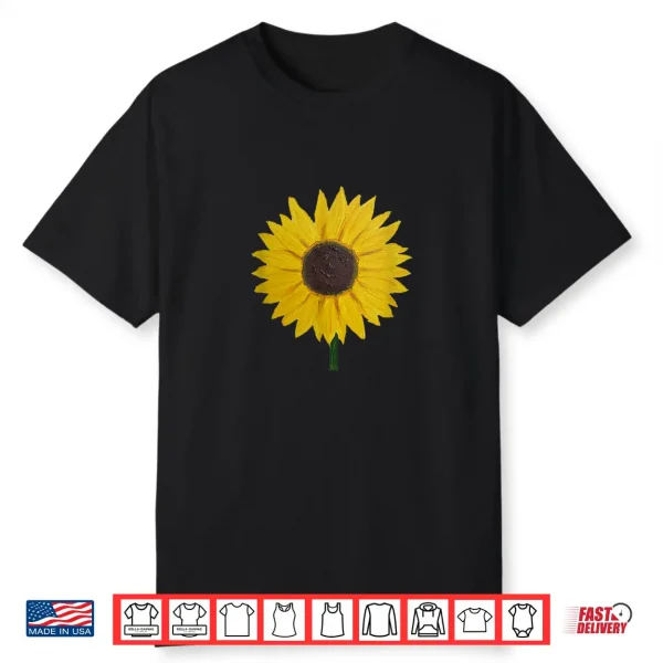 Realistic Sunflower Shirt