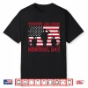 Remember And Honor Memorial Day American Flag Shirt