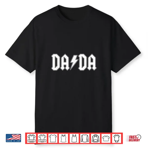 Rock And Roll Dada Father’S Day For New Dad For Him Dada Shirt