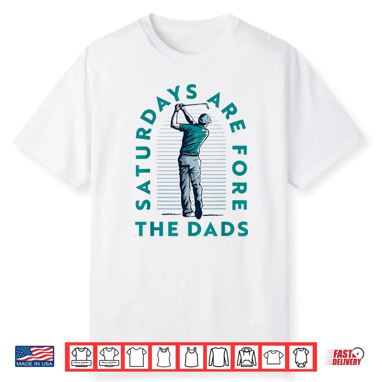 Saturdays For Dads Golfer Father’S Day Shirt Saturdays For Dads Golfer Father’S Day Shirt